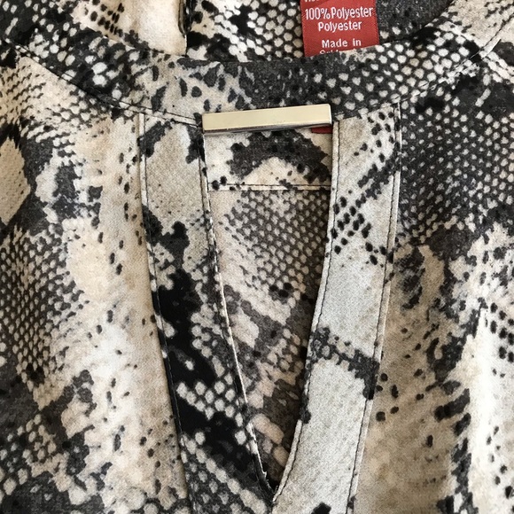 Ombré Python Design Tunic Top by Olsen Europe - Picture 2 of 6